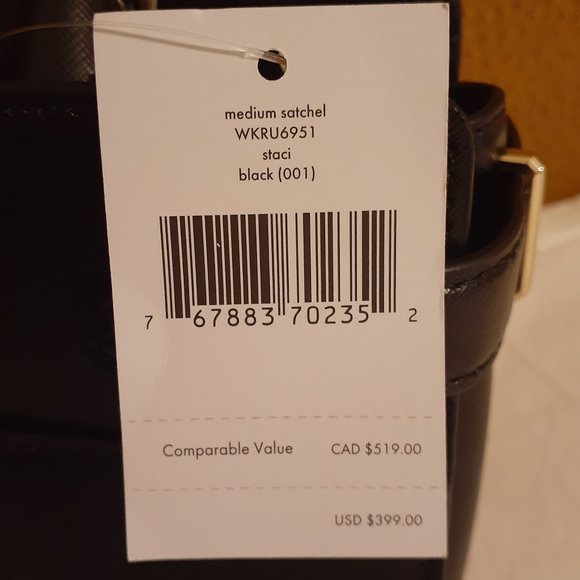 Kate Spade NEW! Staci Black Satchel - Picture 8 of 13